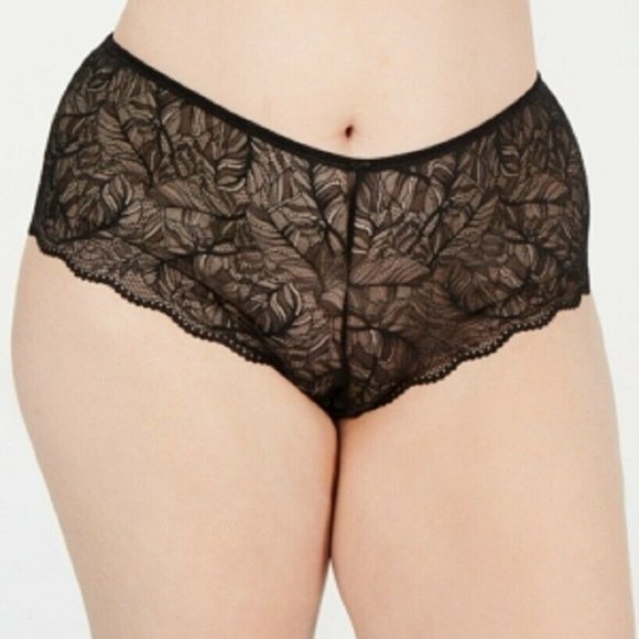 INC International Concepts Other - Inc Women's Lace Boyshort Size 1X Black Underwear